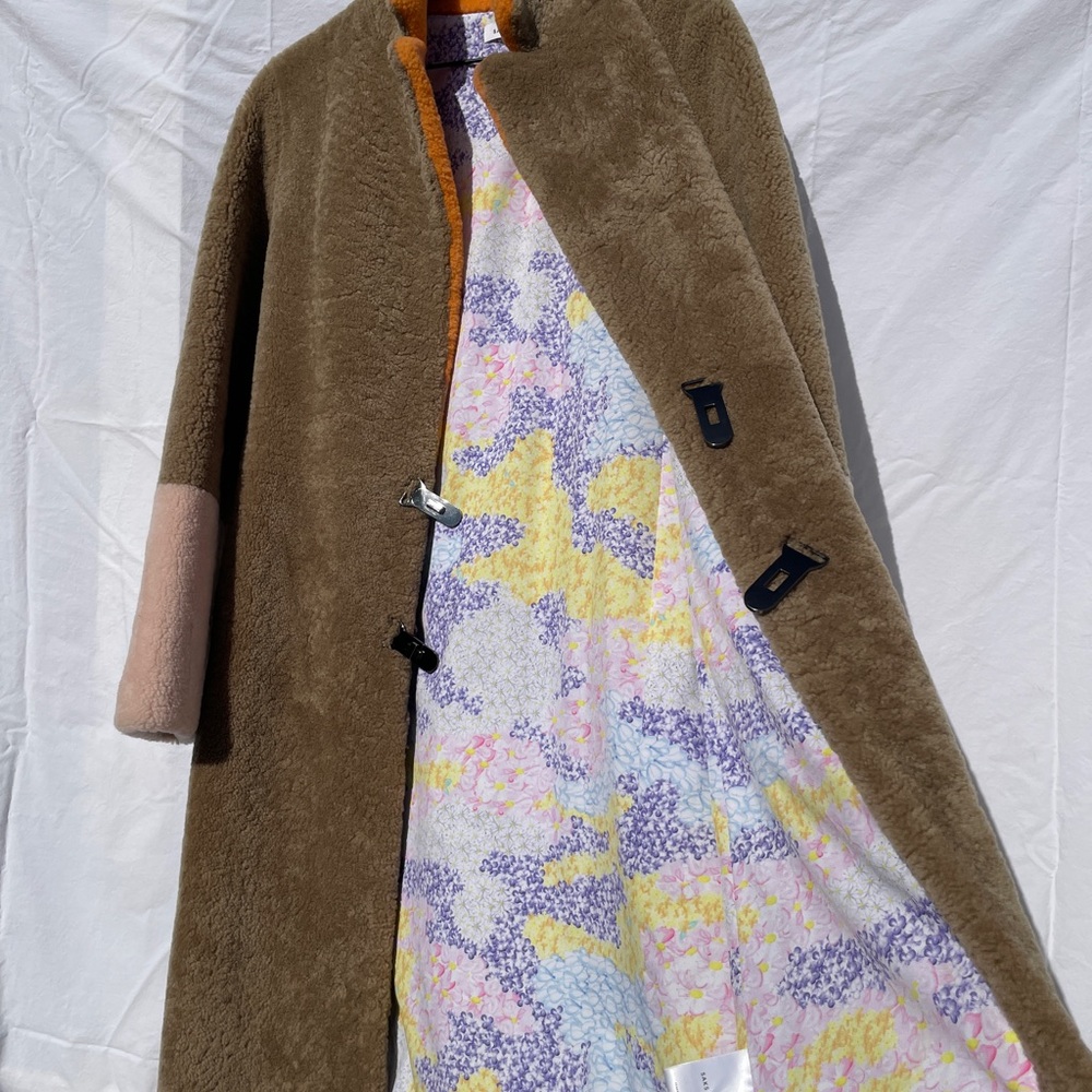 Saks Potts Febbe Shearling Coat - Picture 2 of 4